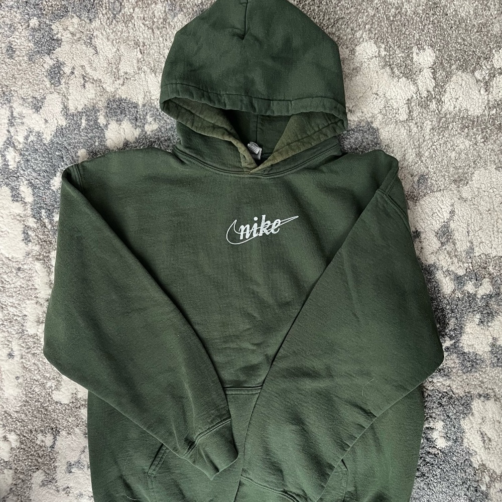 Forest green hoodie